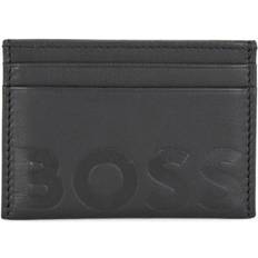 HUGO BOSS Wallets & Key Holders HUGO BOSS Grained Leather Card Holder With Logo