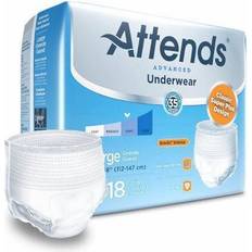 Incontinence Protection Attends Healthcare Products 23523101 White Large Advanced Adult Heavy Absorbent Underwear - Pack