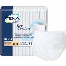 TENA Dry Comfort Disposable Underwear Pull On with Tear Away Seams X-Large 72424 14