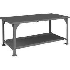 DIY Accessories Durham Stationary Workbench: Textured Gray 12,000 lb Capacity Part #DWB-3672-95