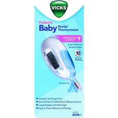 Fever Thermometers Vicks Baby Rectal Thermometer with Flexible Tip and Waterproof Design V934