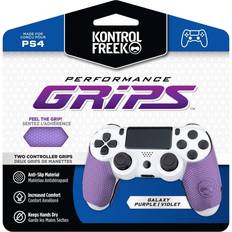 Kontrolfreek Performance Grips for PlayStation 4 Controller, Galaxy Purple