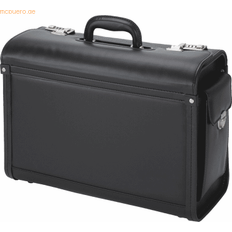 Schwarz Federtaschen Alassio Genova Pilot Case Black