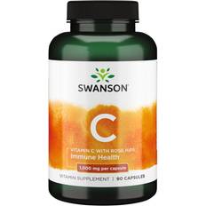 Swanson C-vitaminer Vitaminer & Mineraler Swanson HEALTH VITAMIN C WITH ROSE HIPS EXTRACT 1000