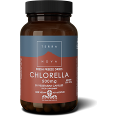 Terranova Chlorella 500mg Fresh Freeze Dried 50 stk