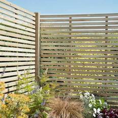 Green Fences Forest Garden Slat Fence Panel