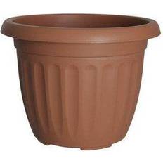 Whitefurze Athens Round Brown Planter 30cm