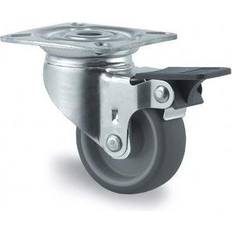 Tente Hjul 50mm drej m/br plad 50kg 2475PJIP40