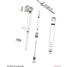 Colliers de selle Rockshox Kit De Collier De Serrage Pour Tige De Selle Reverb A1