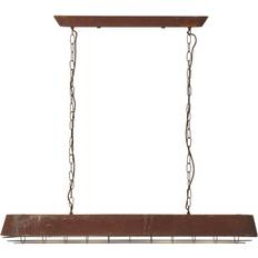Brilliant Alvera Rust Colored Pendelleuchte 120cm