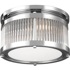 FEISS Paulson LED-loftlampe krom Loftplafond ∅ 24cm
