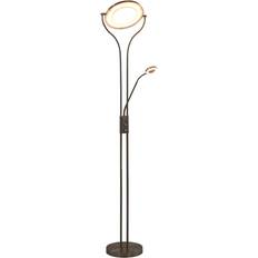 Zilver Vloerlampen vidaXL Lamp Staand 18 W Dimbaar 180 cm Zilverkleurig