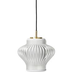 Warm Nordic Opal Lamella Pendant Lamp