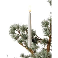 Juletræslys 3D flamme m/fjernbetjening