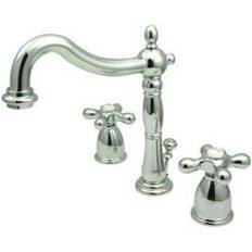 Elements Of Design Elements Of EB1971AX Double Handle Widespread Faucet Cross the Heritage Grey