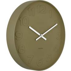Karlsson Wall Clocks Karlsson MR. Green Numbers Mosgrøn Wall Clock