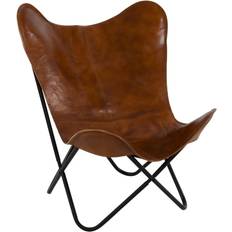 Arm chair Lesli Living Butterfly Chair Brown Room Office Morris Arm Chair Seating