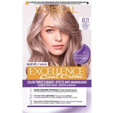 Excellence creme L'Oréal Paris "Permanent hårfäg - creme Make Up Excellence Cool Creme 8,11 Ljust