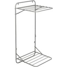 Bathroom Accessories Honey-Can-Do 45 Wall-Mounted or Over-the-Door 2-Tier Retractable Drying Rack