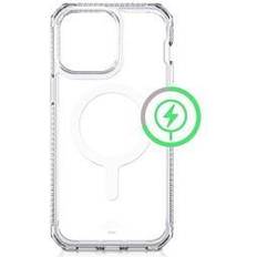 Iphone 14 pro max magsafe cover clear ItSkins HYBRID MAGSAFE CLEAR cover til iPhone 14 Pro Max Gennemsigtig