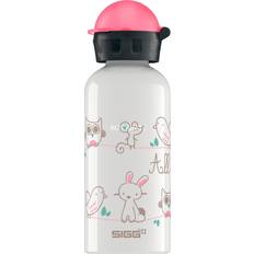 Drikkeflaske barn Sigg All My Friends, 400 ml, Dagligt forbrug, Hvid, Aluminium, Barn, Billede