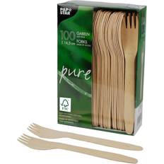 Papstar Stoviglie Usa E Getta Gabeln Pure 100x