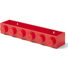 Red Shelfs Kid's Room Room Copenhagen, Lego Book Rack - Decorative Floating Shelf Storage