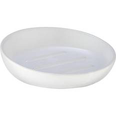 Wenko Portasapone Rotondo ø 11,5 x 3 cm Bianco Opaco