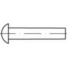 Toolcraft TO-5448378 Halvrund nitte 4 1000 stk