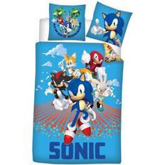 Sengetøj sonic Sega Sonic Team Sengetøj Single Duvet Cover 140x200cm