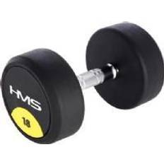 HMS rubber dumbbell 1 x 18 kg