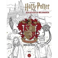 Harry Potter Målarböcker Legind Harry Potter Den officiella målarboken Gryffindor