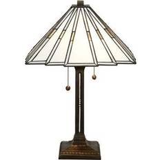 Prisma bordslampa Nostalgia Design Prisma Vit Tiffany Bordslampa