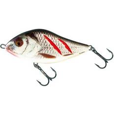Salmo Slider 10cm, 36g Flytande Wounded Real Grey Shiner