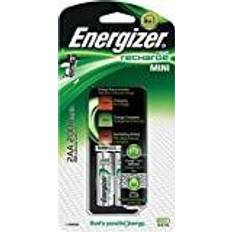 Energizer Cargador de batería Baterías y Cargadores Energizer Mini Plata Cargador de baterías para interior