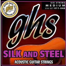 GHS 350 Silk And Steel Medium Acoustic Guitar Strings