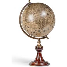 Beige Globes Authentic Models Hondius 1627 Classic Stand Globe 13.6"