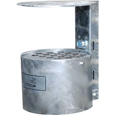 Aschenbecher Wall mounted ashtray, capacity 4 l, HxÃ 290 x 200 mm, hot dip galvanised