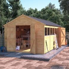 BillyOh Expert Tongue and Groove Workshop with Dual Entrance 12x10 T&G (Building Area )