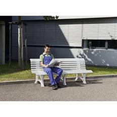 Gartenbank Borkum 4-Sitzer Blau