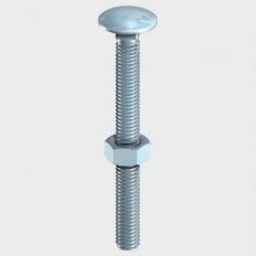 Building Materials Timco Carriage Bolt & Hex Nut BZP