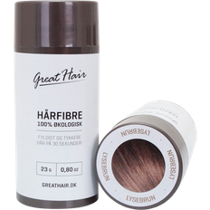 Hårfibre Lysebrun