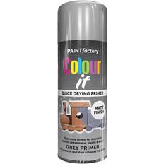 Rapide 1737 Colour It Spray Paint Grey Primer Matt 400ml Paint Factory
