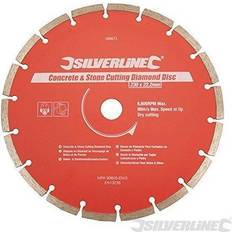 Silverline Concrete & Stone Cutting Diamond Blade, Segmented Rim 230x22.23mm SIL-589673