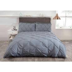 Silver Duvet Covers Rapport Furnishings Single Balmoral Set Duvet Cover Grey, Silver