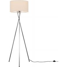 Lighting Camden Chrome Tripod Floor Lamp