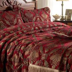 Riva Paoletti Shiraz Couvre-lit Or, Rouge (275x275cm)