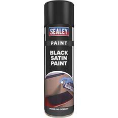 Sealey SCS028S Satin Paint 500ml Svart