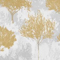 Superfresco Easy Birch Forest Mustard Wallpaper