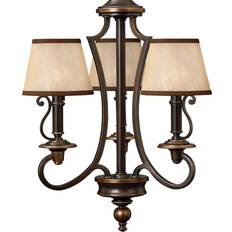 Hinkley Iluminaciones Hinkley Plymouth 3-Light Chandelier - Olde Bronze E14 Lámpara Colgante